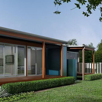 Studio Appartement Extensible Modulaire de Luxe Préfabriqué Maison Préfabriquée Granny Flat House