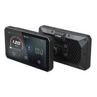 CHIGEE-Velocímetro dual, pantalla inteligente, Carplay, motocicleta, Dvr, navegación, 5 pulgadas, 720p, impermeable