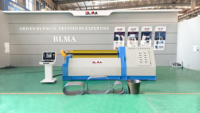 Machine de cintrage de plaques CNC à 4 rouleaux ultra-précise - Outil de cintrage d'acier doux de qualité supérieure 8 mm 1000 mm à haute efficacité