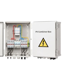 Caja Combinadora Fotovoltaica 6 en 1 DC500/1000 IP65 Impermeable 32A, Caja de Distribución con Certificación IEC CE para Paneles Solares y Equipos Eléctricos