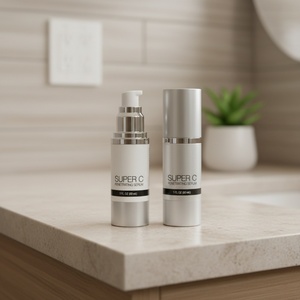 Luxury Silver 15ml 20ml 30ml 50ml Aluminum Cosmetic Skincare Packaging Lotion Pump Airless Bottle - Product Image 5