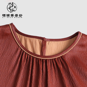 New Chinese-style <b>Sleeveless</b> tank <b>Top</b> with Loose Fit National Style Short Length 100% <b>Silk</b> Eco-friendly Vintage for Women - Product Image 3