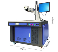 Machine de gravure laser CNC multifonctionnelle pour métal et verre avec prise en charge AI/DXF/DST, haute puissance 100W