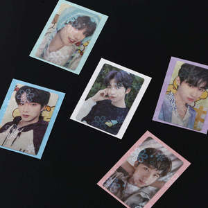 Y Y OEM – Protège-cartes holographiques transparents, pochettes intérieures pour cartes de jeu, porte‑carte à photos d’idols - Product Image 3