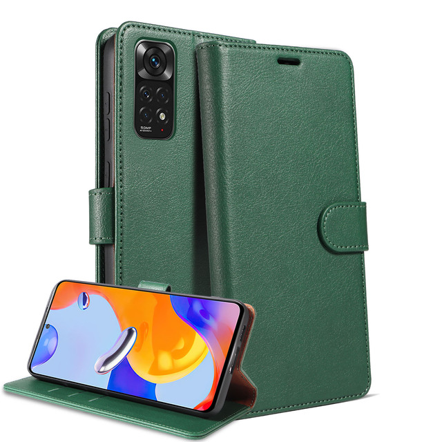 Litchi Skin PU Leather 3 Card Slot Flip Wallet Phone Case for Xiaomi Redmi Note 12 11 10 Pro Redmi 9A Mi 13