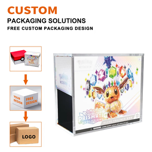 Acrylic Elite huấn luyện viên Hộp Nhật bản Booster Box trường hợp Quái Vật elites UV Lọc etb Acrylic trường hợp Poke Mon etb Hộp bảo vệ - Product Image 5