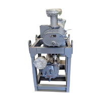 Système de pompe à vide rotative à anneau liquide portable JZJ2B, unité de pompage à moteur haute efficacité pour les textiles chimiques