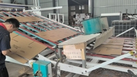 Machine à empiler les cartons ondulés pour la fabrication de boîtes en carton / Empileur vibrant pour l'empilage rapide des cartons ondulés