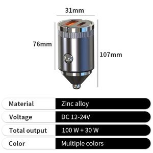 Cargador de Coche con Precio de Fábrica, Cargador de Encendedor Rápido con Múltiples Puertos USB Tipo C y Logotipo - Product Image 4
