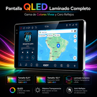 KSOY-04 Voiture Multimédia Universel QLED Carplay 360 Caméra 4 + 64G Pantallas Android Para Automovil Radio De Coche