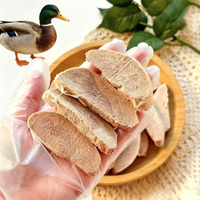 FurZo - Vente en gros personnalisée de tranches de viande de canard séchée congelée - 100% viande de canard naturelle - Sans additifs - Riches en protéines - Friandises sans céréales