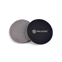PROWORKZ Tampon de polissage pour vitres automobiles avec fixation auto-agrippante pour l'élimination des rayures, des traces d'eau et de la buée sur les vitres de voiture
