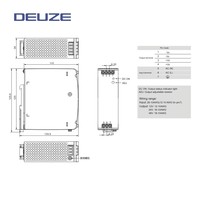 DEUZE Durable et résistant, haute performance, SLC048120DS1 SLC 120W Series 48V 89% d'efficacité, montage par vis