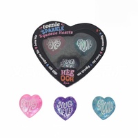 Produit transfrontalier très populaire : NeeDoh Teenie Sparkle Hearts, édition limitée Saint-Valentin, mini cœur souple anti-stress unisexe