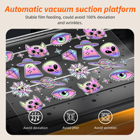 Impresora UV DTF Automática Ingani de 2 Cabezales, Cabezal de Impresión de Tinta UV I3200 I1600 F1080, Impresora de Etiquetas de Rollo a Rollo