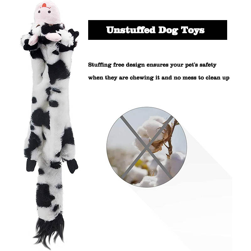 hot selling pet toys crinkle no stuffing animals dog plush toy for dogs squeaky toy