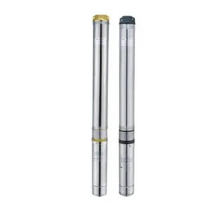 0.25KW 75QJ Series Stainless Steel Submersible Pump Switch Float 10m Cable Black Control Box