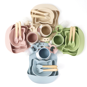 Juego de Platos de Silicona para Bebés con Succión, Moderno, Libre de BPA, para la Alimentación Infantil - Product Image 3