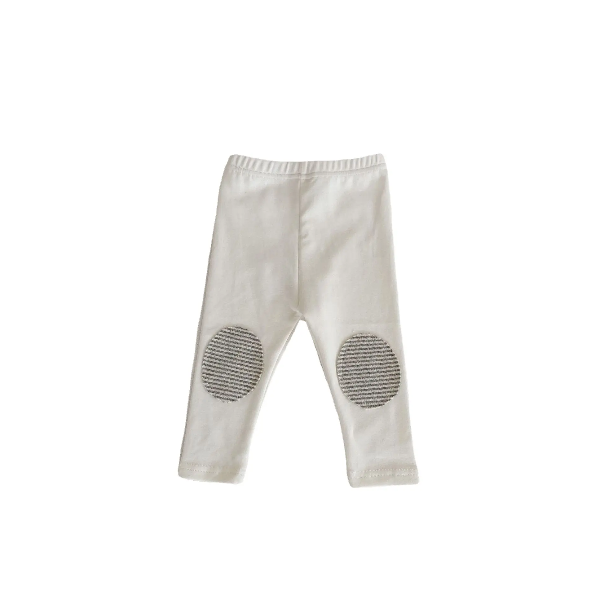 2023 Autumn New Product Baby Boys and Girls' Striped Legging Patch Cotton Pants