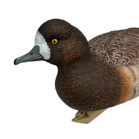Décoration de jardin réaliste, écologique, résistante à l'eau, style canard flottant bleu en HDPE