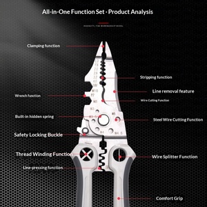 Wire Stripping Pliers Electrical Special Tools Wire Stripping Pliers Tools Industrial Grade Wire Breaking Pliers - Product Image 2