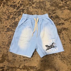 Pantalones Cortos Vintage para Hombre con Logotipo Personalizado, Lavado Ácido, 100% Algodón, Felpa Francesa, Impermeables, Transpirables, con Efecto Desgastado por el Sol, Impresión DTG de Letras - Product Image 3