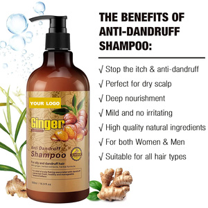 Champú de Jengibre Natural para el Cuidado del Cabello de Marca Privada, Previene la Caída del Cabello, Mejora el Cuero Cabelludo, Fortalece la Raíz, Brillo y Suavidad - Product Image 3