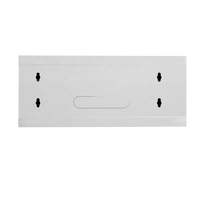 SYNSTRO 6U 19 Inch Kabinet Jaringan CCTV Abu-abu RAL7035 Rak Server Dinding Baja SPCC Pintu Kaca Perlindungan IP20 Kantor Kecil
