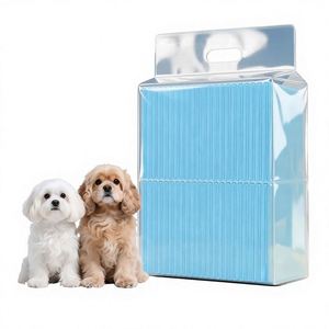 Vente en gros de tapis absorbants jetables pour chiens et chats, épaissis, absorbants, imperméables à l'urine, en film PP non tissé et en pâte de cellulose, diverses tailles d'emballage - Product Image 1