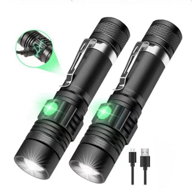 Flash Sales Mini Size Flash Light High Power Long Range Waterproof Rechargeable Flashlight for Outdoor, Emergency, Camping, Home