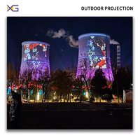 Proyección de video arquitectónico Edificio Proyector de mapeo de video 3D