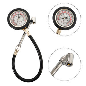 Manómetro de Presión de Neumáticos Ligero y Fácil de Usar, Compresor de Aire, Inflador de Neumáticos con Manguera de Goma - Product Image 1