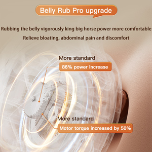 Sabuk pemijat perut elektrik, sabuk pijat pengurang nyeri dan relaksasi terapi bekam panas dengan Mode dapat disesuaikan - Product Image 3