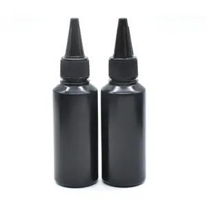 Botol minyak rambut Remas plastik, harga murah hitam 10ml 15ml 20ml 30ml 50ml 60ml 100ml 200ml dengan putaran atas