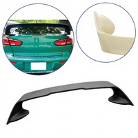 Becquet de coffre arrière pour Mitsubishi Lancer EX, accessoires automobiles en plastique Fiber de carbone, modification Large, Design d'usine,