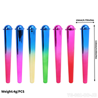 Étui à cigarettes portable de couleur unie pour le camping et les vacances, nouveau design, tube unique, boîte à cigarettes