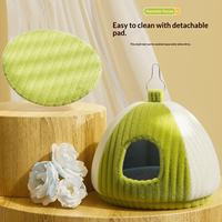 Nid suspendu pour oiseaux, épais et solide, de style moderne, pour la protection contre le froid en hiver, adapté aux petits perruches et aux sugar gliders.