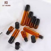 Petite bouteille en verre à bille, compacte et facile à transporter, pour usage quotidien en voyage, avec impression sérigraphique, couleurs personnalisables disponibles