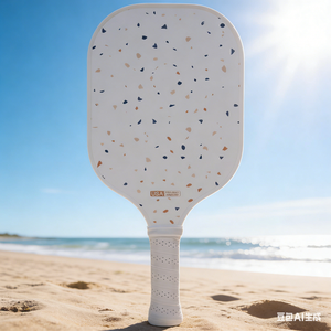 Vente en gros de nouvelles raquettes de padel de haute qualité 18K, face en fibre de carbone, raquette de tennis de padel pour débutants, force de rotation accrue - Product Image 1