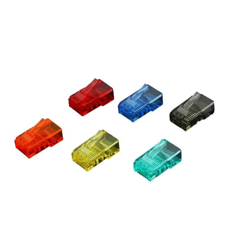 Best Seller Cat6 8P8C UTP EZ RJ11 RJ45 filo Connettore rapido maschio connettore del cavo della flessione flessibile sottile utp cat6 piatto cavo