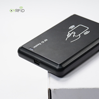 Lector de tarjetas RFID GYRFID de 13,56 MHz, lector RFID de proximidad de escritorio para salida UID