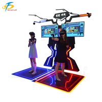 Machine de marche VR pour 2 joueurs, simulateur de marche VR, plateforme de marche en réalité virtuelle, utilisation en extérieur/intérieur à domicile