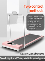 Machine de Fitness RTS, moteur silencieux, enfichable, couleur rose/bleu/vert/gris, petit tapis de course pliable pour femme