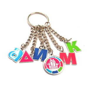 Wholesale Custom Shaped 3D Enamel Keychain <strong>Hand</strong> Painted Cartoon Keyring Spicy Heart Shaped Promotional Carabiners Keychains - Product Image 5
