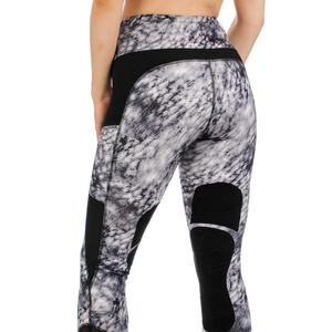 กางเกงขี่ม้าซิลิโคนพิมพ์ลายเต็มตัว พร้อมกระเป๋าใส่โทรศัพท์ เอวสูง - Product Image 6