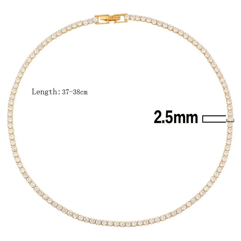 Collier en cristal romantique à la mode 14k avec chaîne dorée pour femmes, bijoux à breloques en strass pour filles