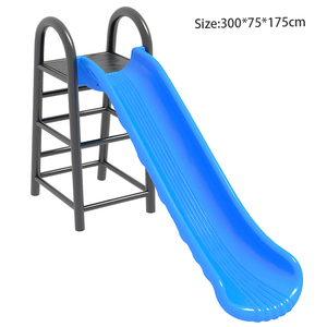 Toboggan extérieur pour enfants en matériau LLDPE, grand toboggan pour jardin, toboggan en plastique, équipement de terrain de jeu scolaire, 1 ensemble, 3 à 15 ans - Product Image 4