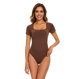 Dưới Lulu Tùy Chỉnh <span class=keywords><strong>Hip</strong></span> Lift Liền Mạch Shapewear Phụ Nữ Đầy Đủ Cơ Thể Một Mảnh Đồ Lót Hàng Ngày Phong Cách Mỏng Corset Cổ Vuông Công Ty - Product Image 5