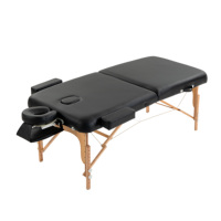 Table de massage pliable OEM portable pour spa, avec oreiller carré réglable en hauteur, idéale pour la beauté, la physiothérapie, la gym et la maison