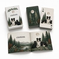 Cartes flash en papier personnalisées à motifs animaux pour toute la famille, avec design recto-verso recyclable et livret photo assorti en option